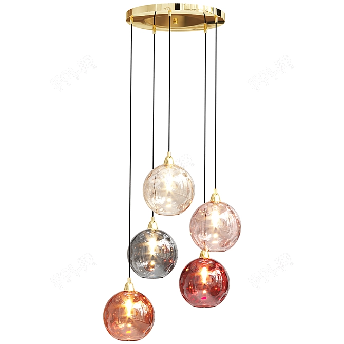 Ilaria Pendant Light by Next 3D model image 1