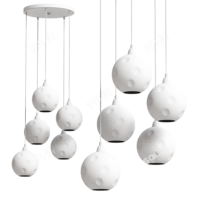 Ilaria Pendant Light by Next 3D model image 3