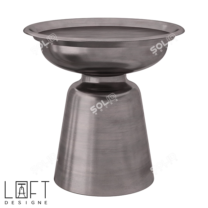 Metal Coffee Table LoftDesign 62038 3D model image 1