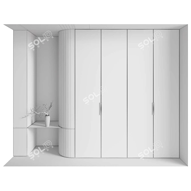 Designer Li-Hao Entryway Cabinet 3D model image 5