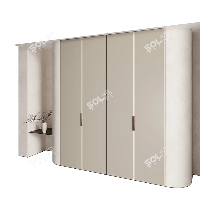 Designer Li-Hao Entryway Cabinet 3D model image 9