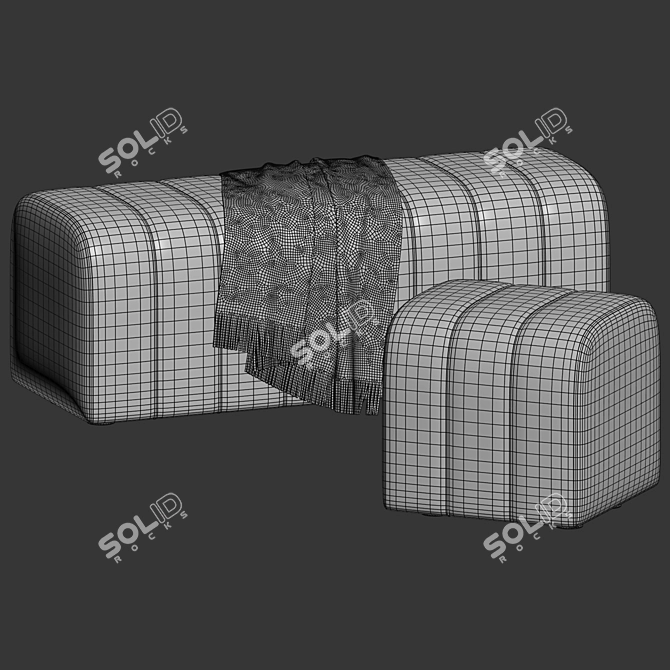 Norr11 Studio Ottoman Set 3D model image 4