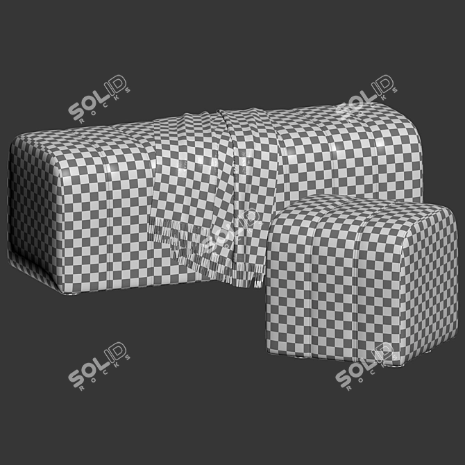 Norr11 Studio Ottoman Set 3D model image 5