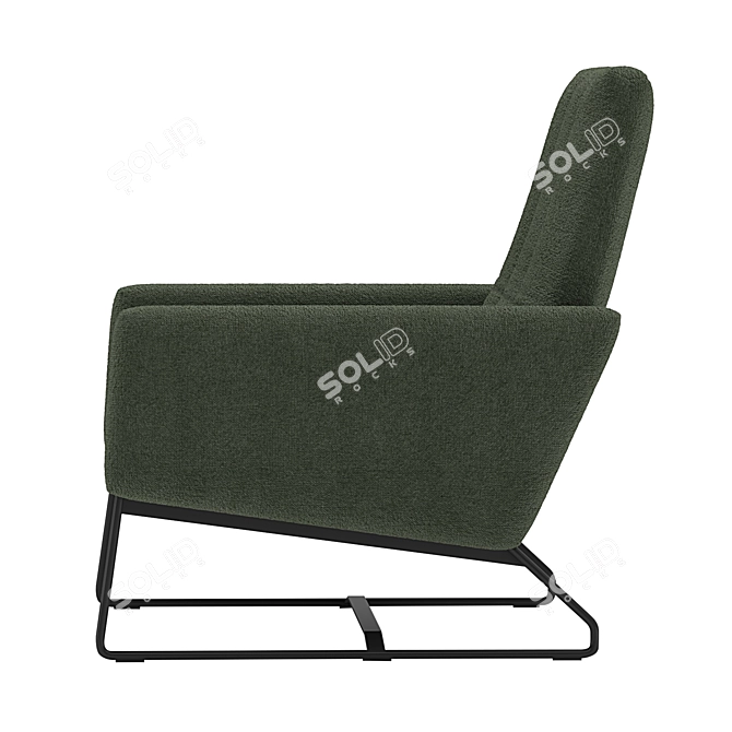 Elegant Cantori JACKIE Armchair 3D model image 3