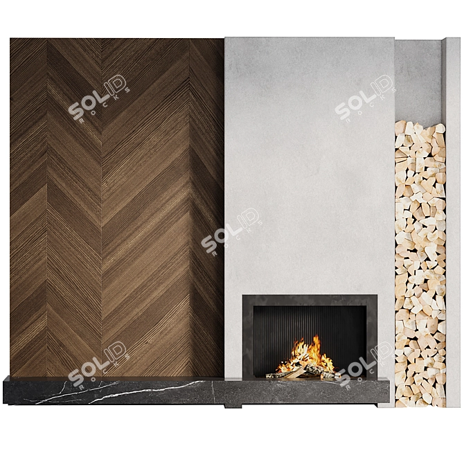 Legacy Corona Fireplace 29 3D model image 2