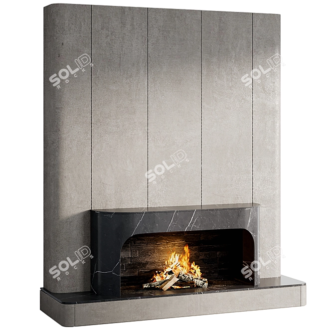 Corona 9 Fireplace 3D Model 3D model image 3