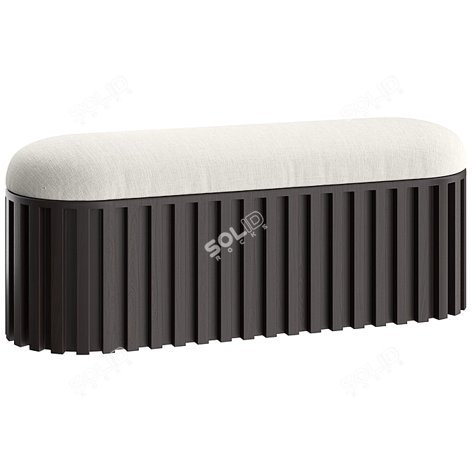  Tribu Bench by 101 Copenhagen 3D model image 2