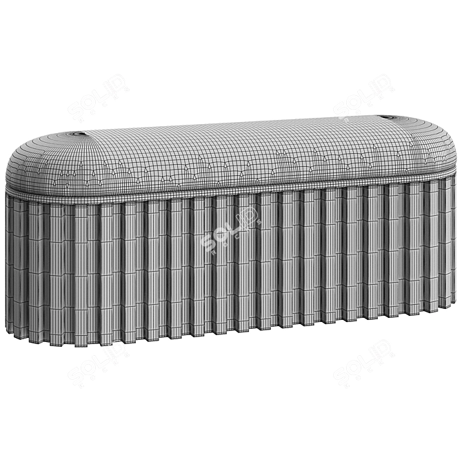  Tribu Bench by 101 Copenhagen 3D model image 1