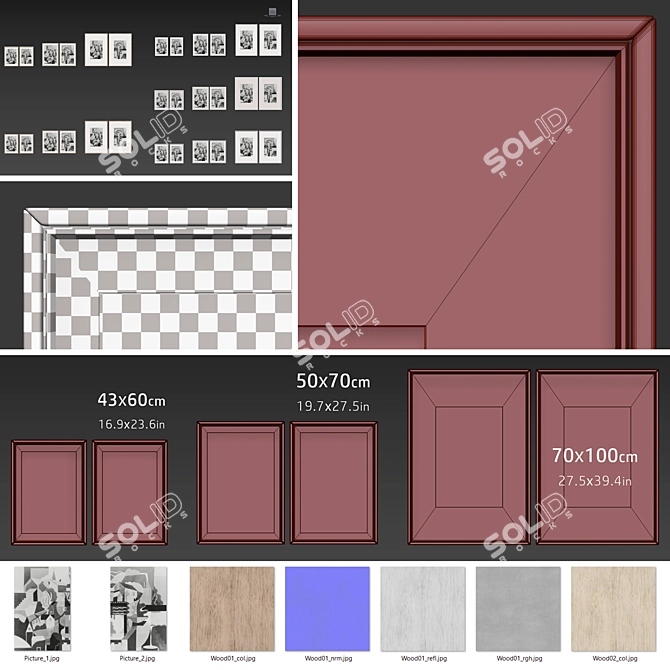 Multi-Frame Picture Set Collection 3D model image 5