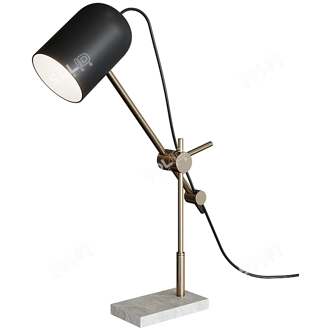 Fairmont Park Table Lamp 3D model image 1