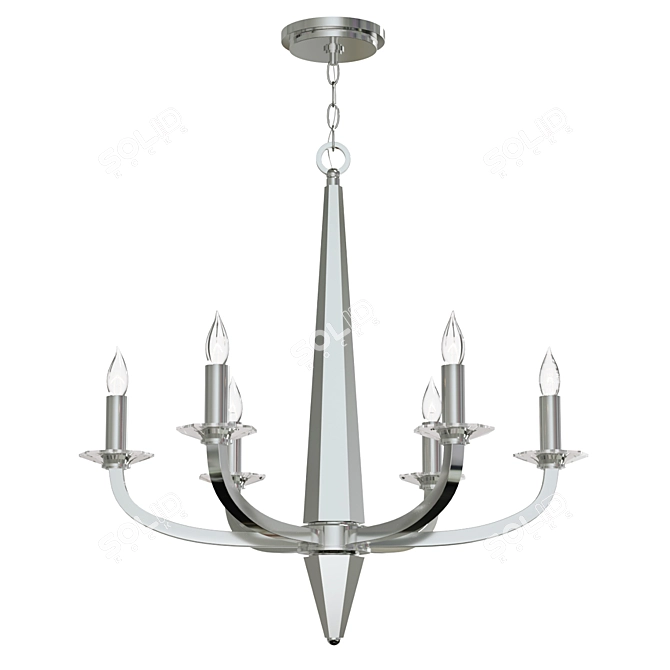 Elegant Hinkley Pendant Light Fixture 3D model image 1