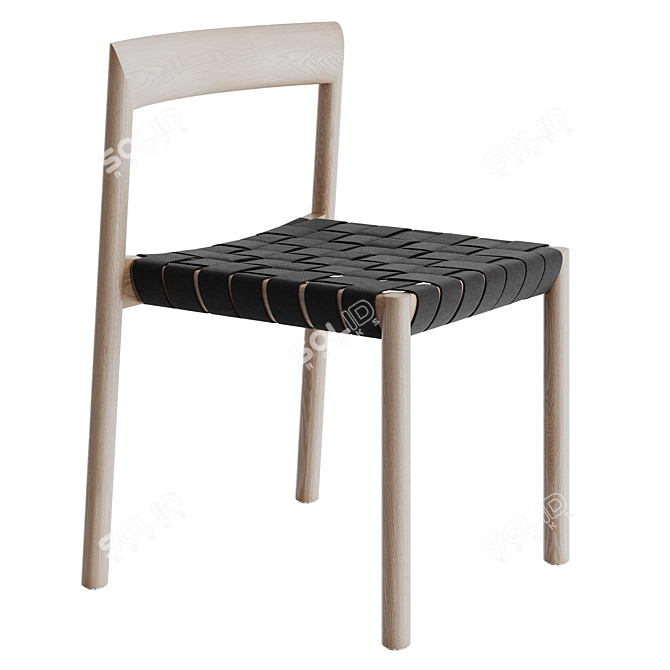 Modern Stax Chair: Sleek Design 3D model image 1