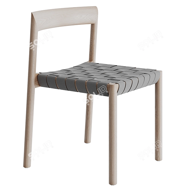 Modern Stax Chair: Sleek Design 3D model image 2