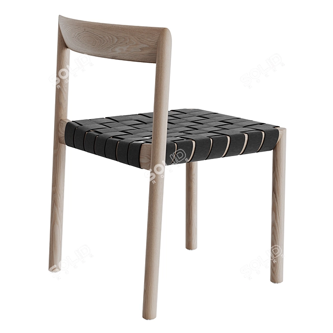 Modern Stax Chair: Sleek Design 3D model image 5