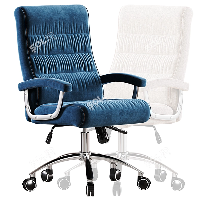 Ergonomic Boss Office Chair 3D model image 6