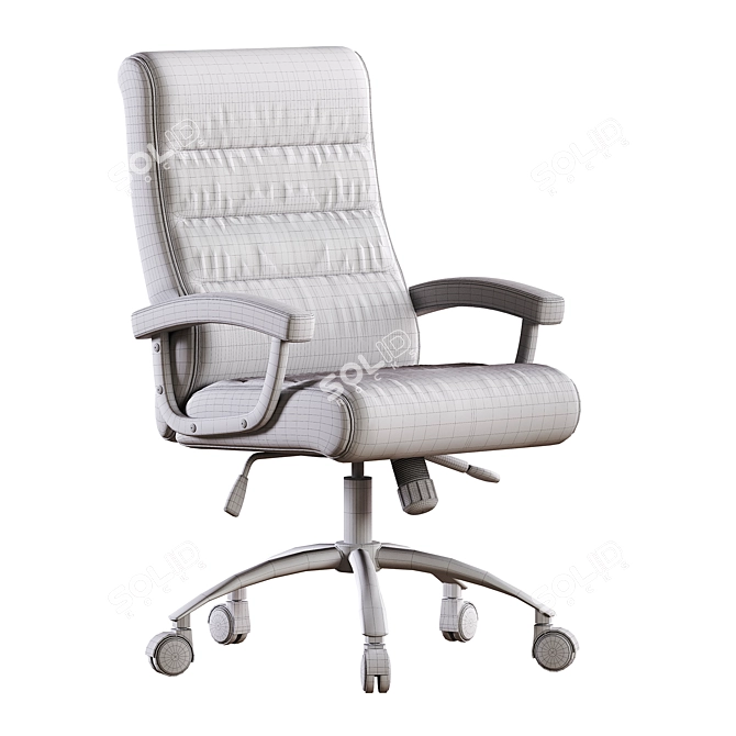 Ergonomic Boss Office Chair 3D model image 7