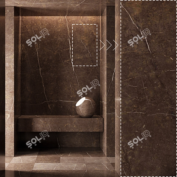 Luxury Marble Stone Panels Pack 3D model image 1