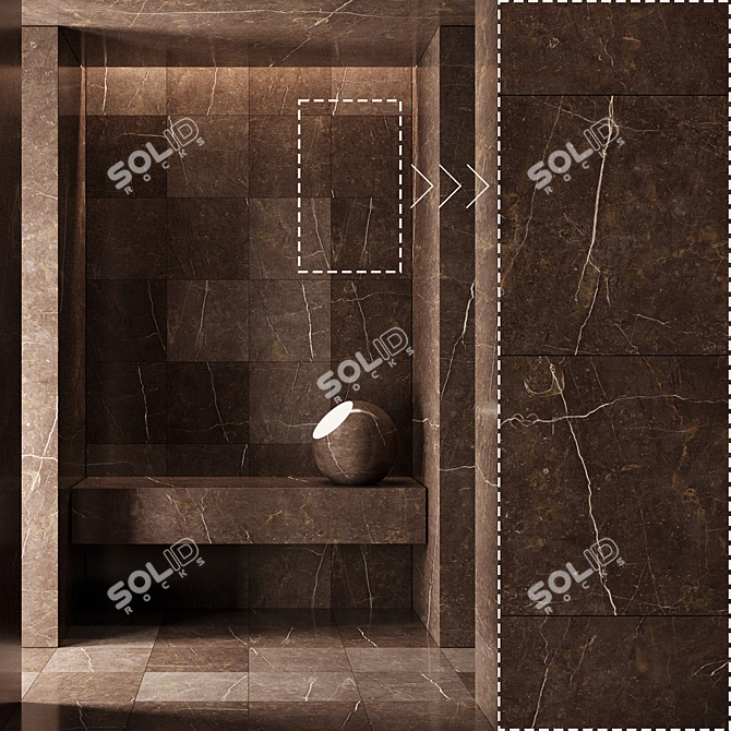 Luxury Marble Stone Panels Pack 3D model image 4