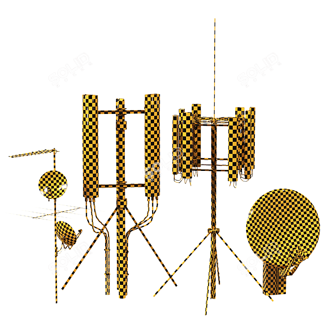 Clear Model 4KPBR Antennas 3D model image 3