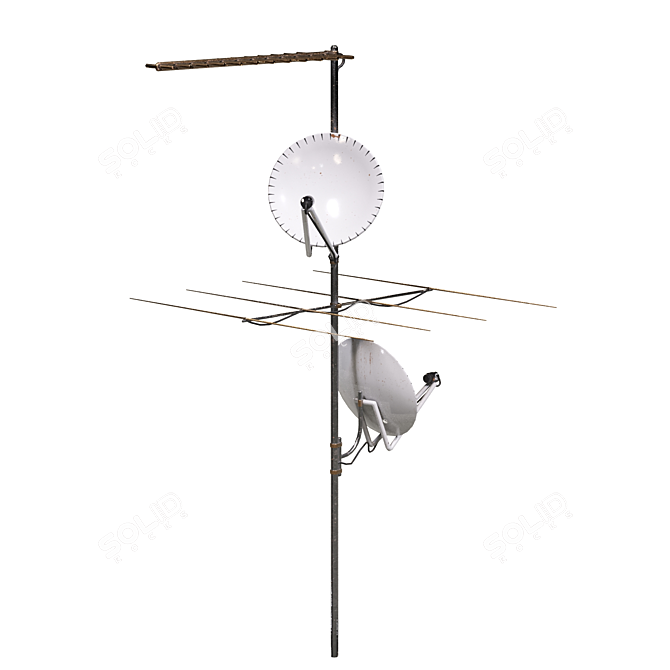 Clear Model 4KPBR Antennas 3D model image 5