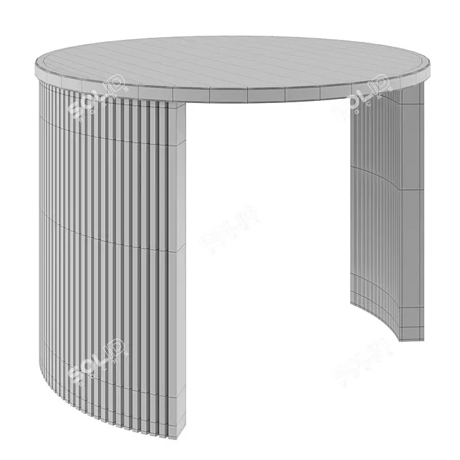 Bristol Collection H&M Home Table 3D model image 5