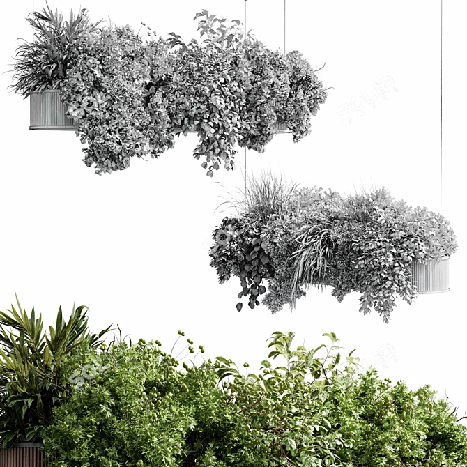 Greenery Charm - Corona Hanging Plant 3D model image 7