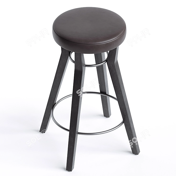 Frederik Delbart Eos Bar Stool 3D model image 2