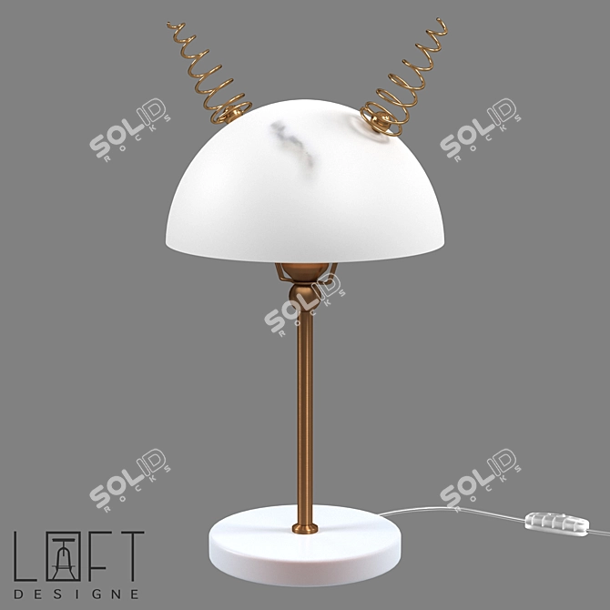 LoftDesigne 8430 Table Lamp 3D model image 1