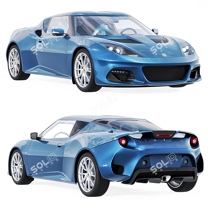  Lotus Evora Model Collection 3D model image 1