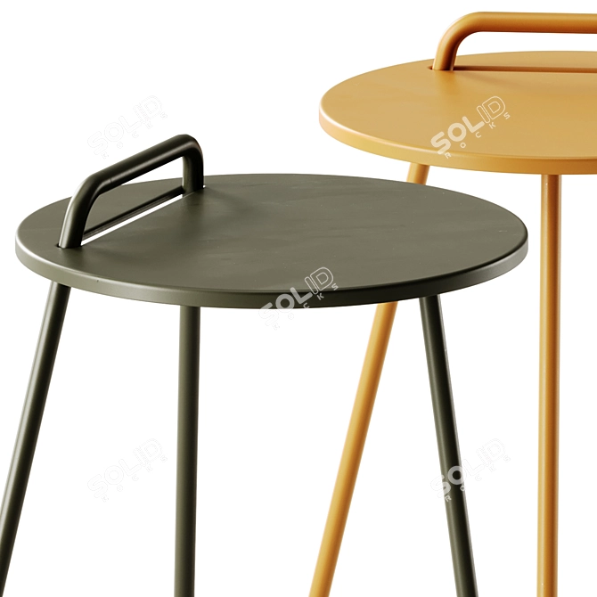 Modern Jysk Stae Side Table 3D model image 3