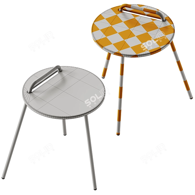 Modern Jysk Stae Side Table 3D model image 4