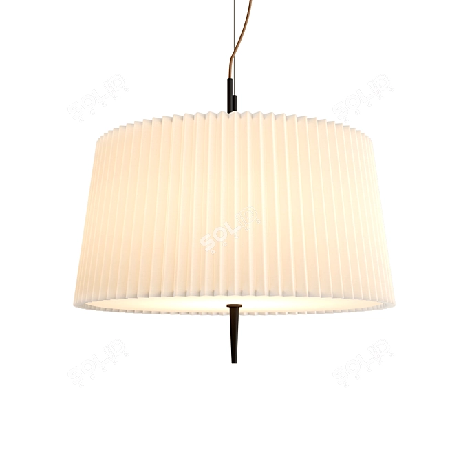 Silk Fliegenbein Pendant Lamp 3D model image 1