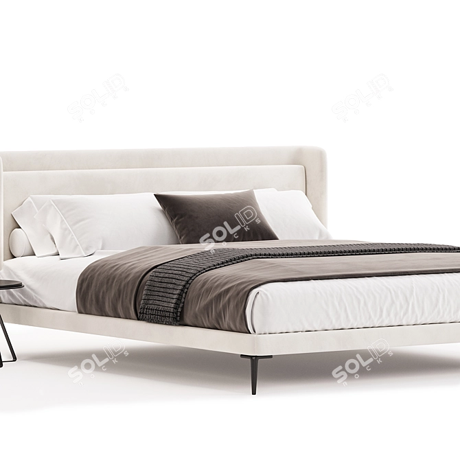 BoConcept Austine Modern Bed 3D model image 3