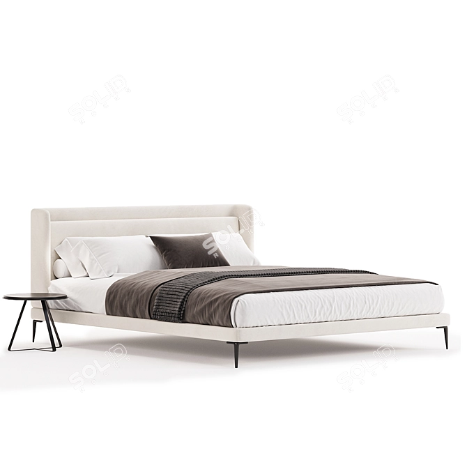 BoConcept Austine Modern Bed 3D model image 8