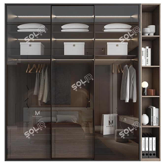 Modern Furniture Set 2016 3D model image 1