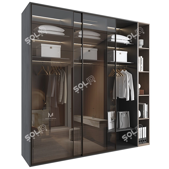 Modern Furniture Set 2016 3D model image 2