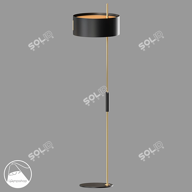 Elegant Floor Lamp Business Design 3D model image 3