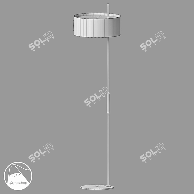 Elegant Floor Lamp Business Design 3D model image 4