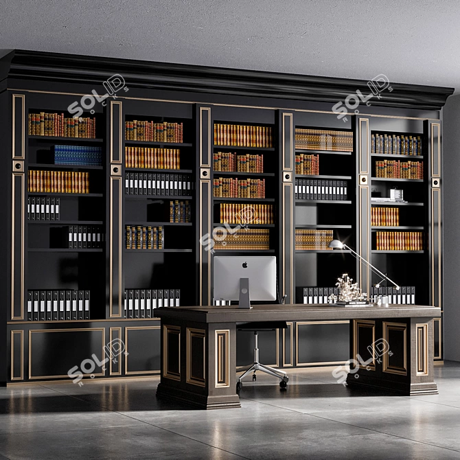 Professional Office Furniture Models 3D model image 5