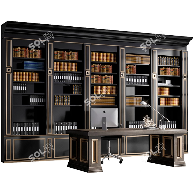 Professional Office Furniture Models 3D model image 6