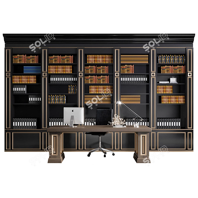 Professional Office Furniture Models 3D model image 7