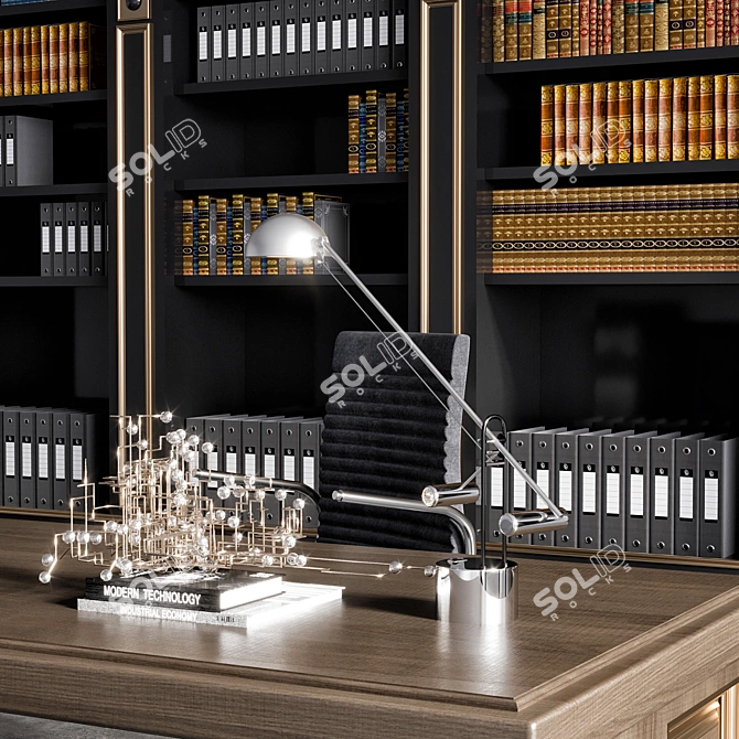 Professional Office Furniture Models 3D model image 2