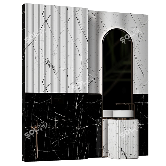 Russian Bath Essentials Kit 3D model image 3