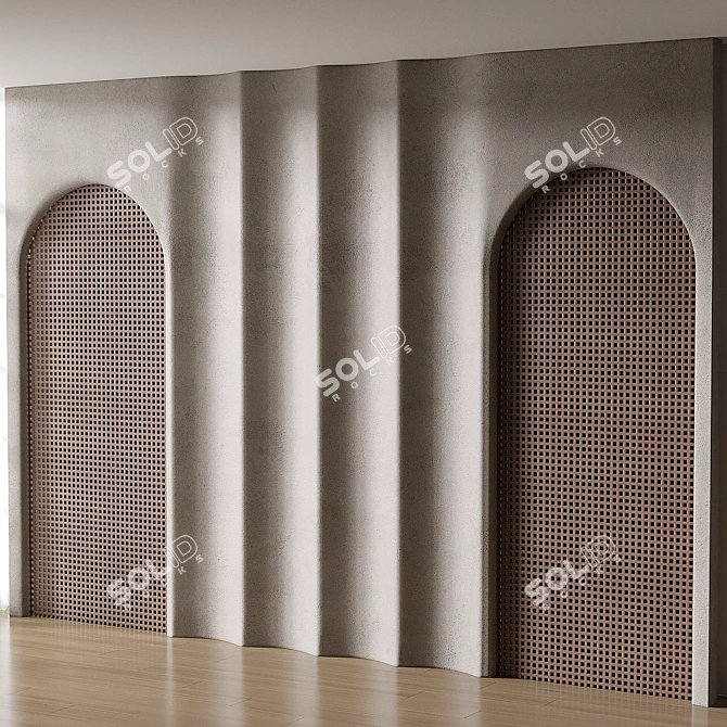 3D Wall Panel 06 3D model image 2