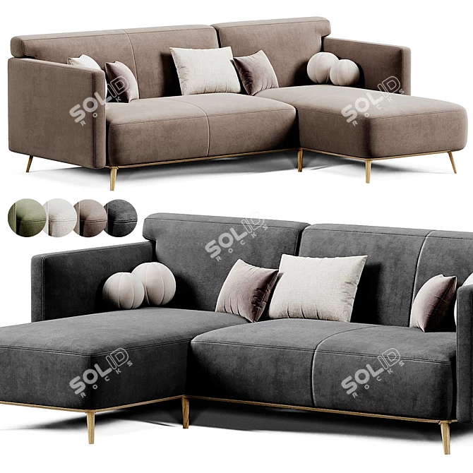 Boconcept Modena Sofa | Диван 3D model image 4