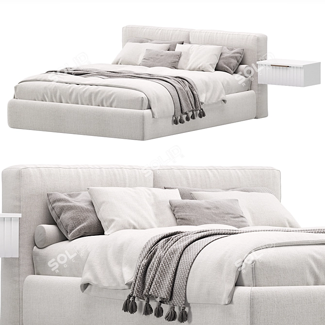 Foster 160 Bed by Divan.ru 3D model image 4