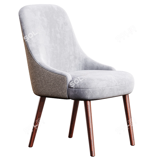 NOLL Modern Stylish Designer Chair 3D model image 2