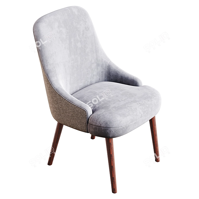 NOLL Modern Stylish Designer Chair 3D model image 4