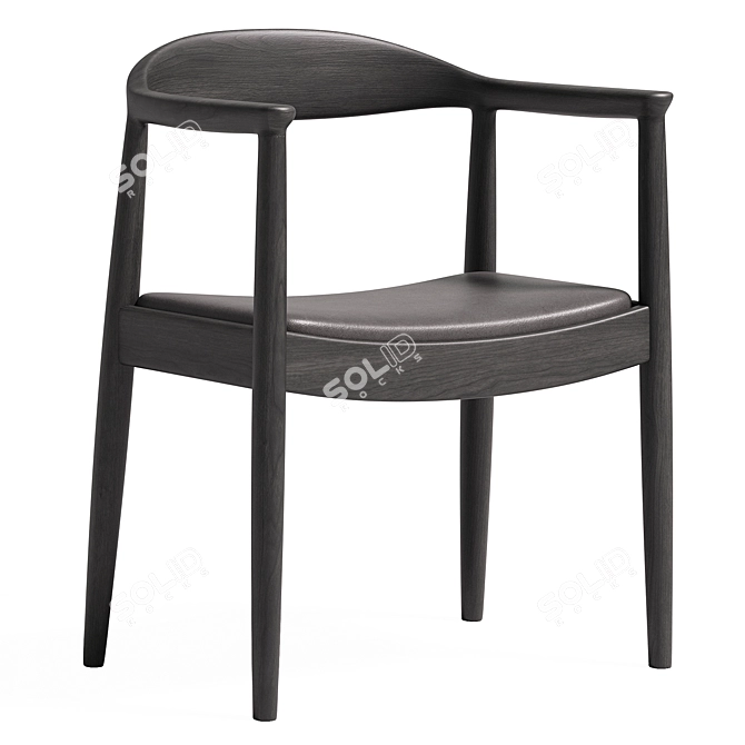 Scandinavian Style Kennedy Chair 3D model image 2