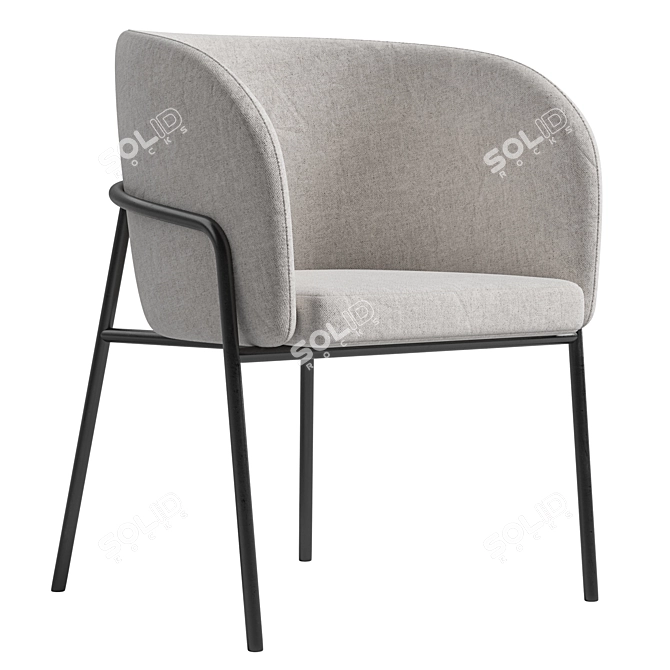 Stylish La Redoute Furniture Set 3D model image 2